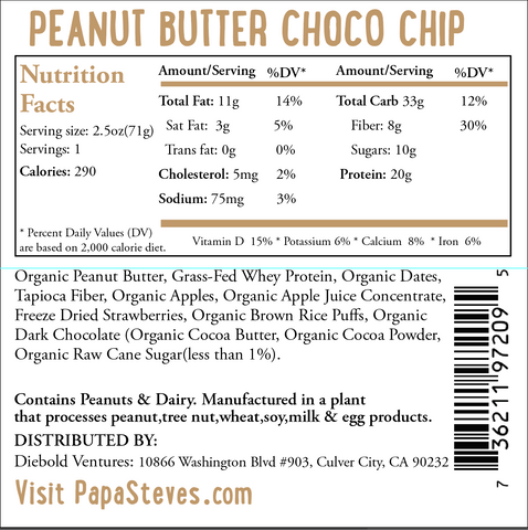 Peanut Butter Choco Chip