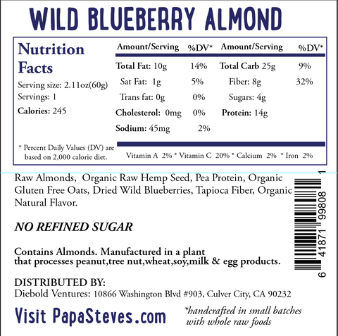 Wild Blueberry Almond