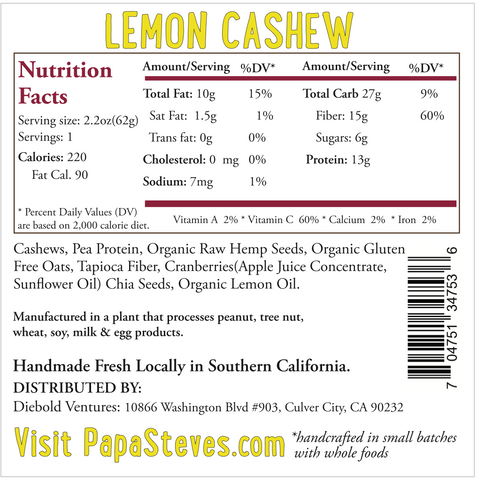 Lemon Cashew