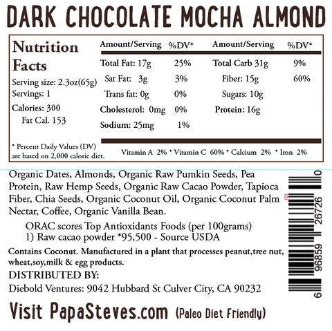 Dark Chocolate Mocha Almond
